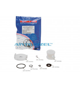 Ремкомплект пневматического крана аварийного растормаживания (5 позиций) "КАМРТИ"