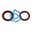 Ремкомплект сальников КПП КАМАЗ (ФТОР, 2  позиции,  РТ 45*64*8 и 45*60*7)  "КАМРТИ"