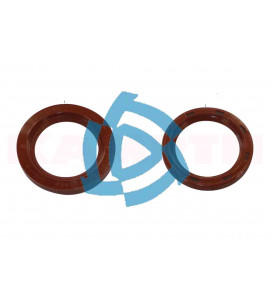 Ремкомплект сальников КПП КАМАЗ (ФТОР, 2  позиции,  РТ 45*64*8 и 45*60*7)  "КАМРТИ"