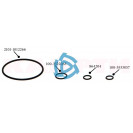 Ремкомплект крепления компрессора к картеру маховика ЕВРО КАМАЗ ( РТИ, 3 позиции ) "КАМРТИ" синий ФСИ-70