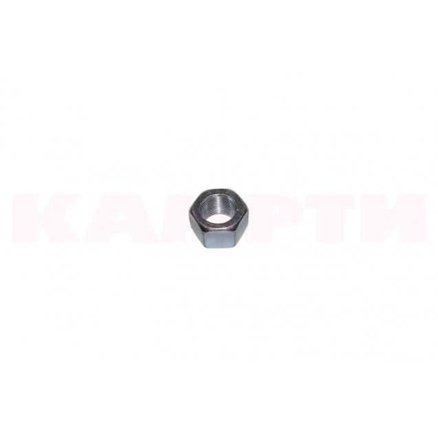 Гайка стремянки задней рессоры КАМАЗ, МАЗ М27х2х30 10 т ( 13 т ) "Белебей"