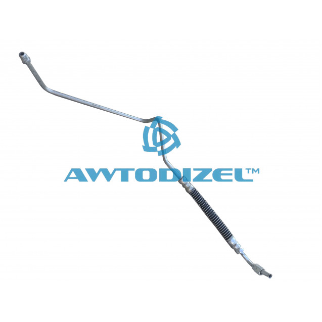 Шланг высокого давления ГУР КАМАЗ ( гидроусилитель руля ) L-300мм. штуцер18/гайка16 +трубка