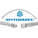 Шланг тормозной передний в металической оплётке L-770 мм. гайка20/штуцер16, ВРТ КАМАЗ-4310