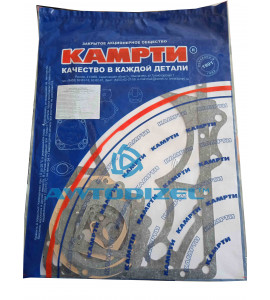 Ремкомплект паронитовых прокладок КПП-154 с делителем ЕВРО КАМАЗ (16 позиций) "КАМРТИ"