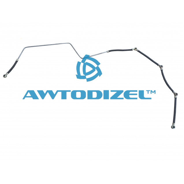 Трубки топливные дренажные форсунок КАМАЗ ( трубки обратки ) правых головок ( гирлянда, длинная ) рукав диаметром 8 мм Казань