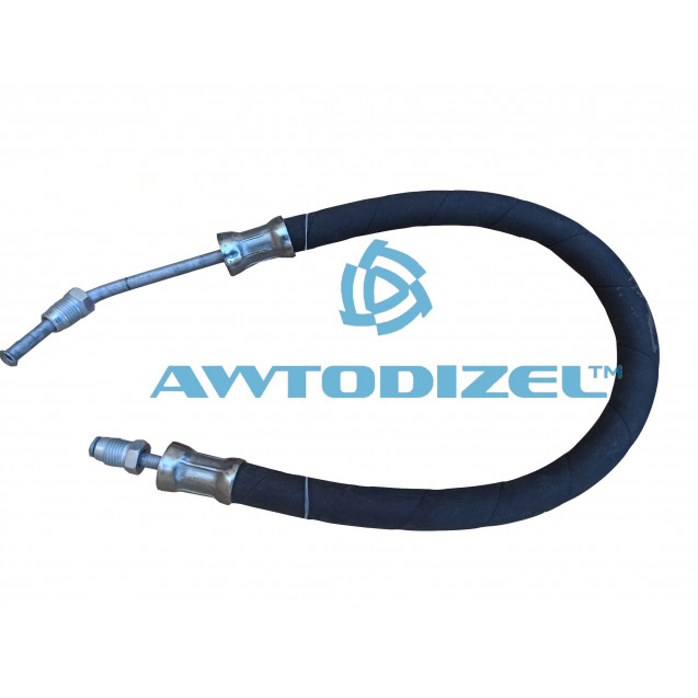 Шланг пневмогидравлического усилителя с углом наклона 45 градусов L-490мм штуц-М12/штуц-М12 КАМАЗ