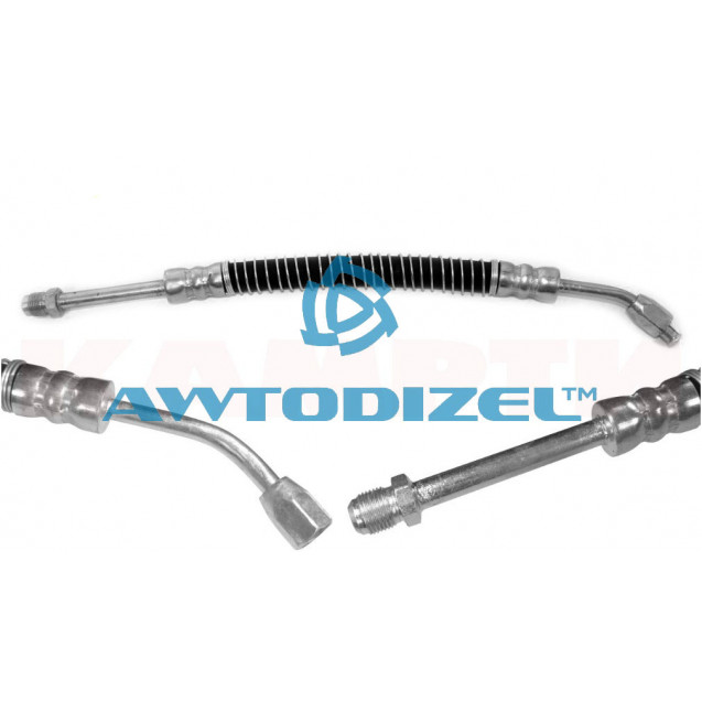 Шланг высокого давления Гидроусилителя Руля КАМАЗ ЕВРО L-300 мм (штуцер-М18/гайка-М16+трубка)