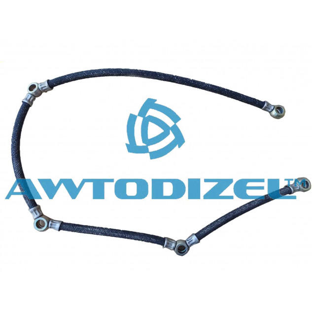 Трубки топливные дренажные форсунок КАМАЗ ( трубки обратки ) левых головок ( гирлянда, кароткая ) рукав  диаметром 8 мм Казань