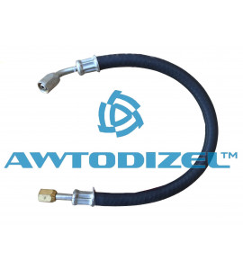 Шланг соединительный к манометру L-380мм. гайка10/гайка10, Н-Челны ( кривой по кабину ) КАМАЗ