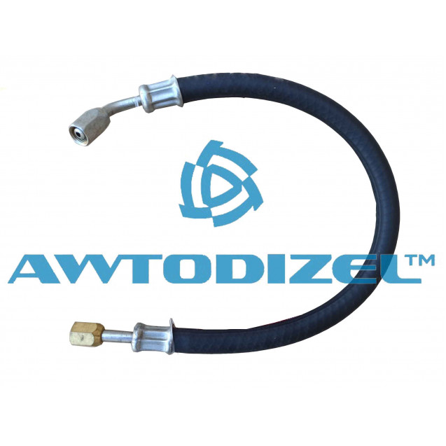 Шланг соединительный к манометру L-380мм. гайка10/гайка10, Н-Челны ( кривой по кабину ) КАМАЗ