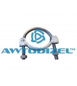 Хомут глушителя малый в сборе КАМАЗ Ø-68,5  5320-1203057/63