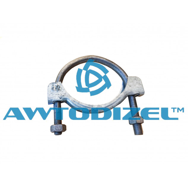Хомут глушителя малый в сборе КАМАЗ Ø-68,5  5320-1203057/63