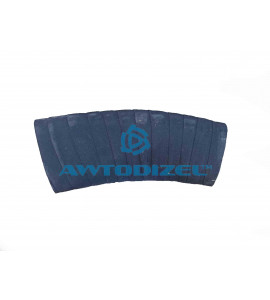 Патрубок радиатора нижний МАЗ, КРАЗ (КАШТАН) Ø-60 мм L-85 мм УГОЛ 155°   