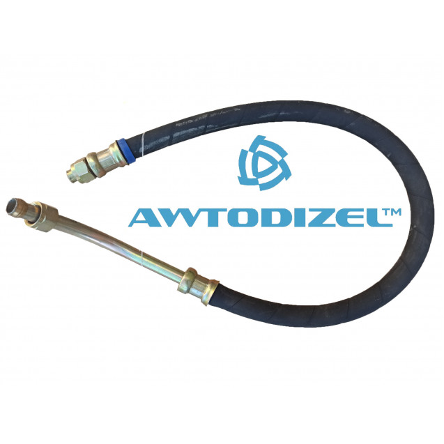 Шланг компрессора L-225 мм для а/м УРАЛ с двигателем КАМАЗ  