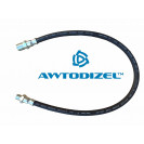 Шланг тормозной задний ДЗТА УРАЛ-375/4320 L-64 см длинный 