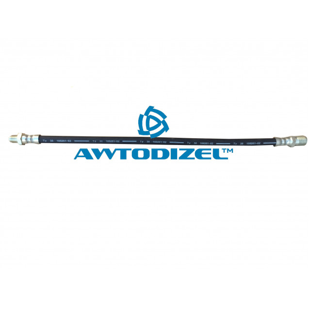 Шланг тормозной передний ДЗТА УРАЛ-375/4320  L-44 см  короткий