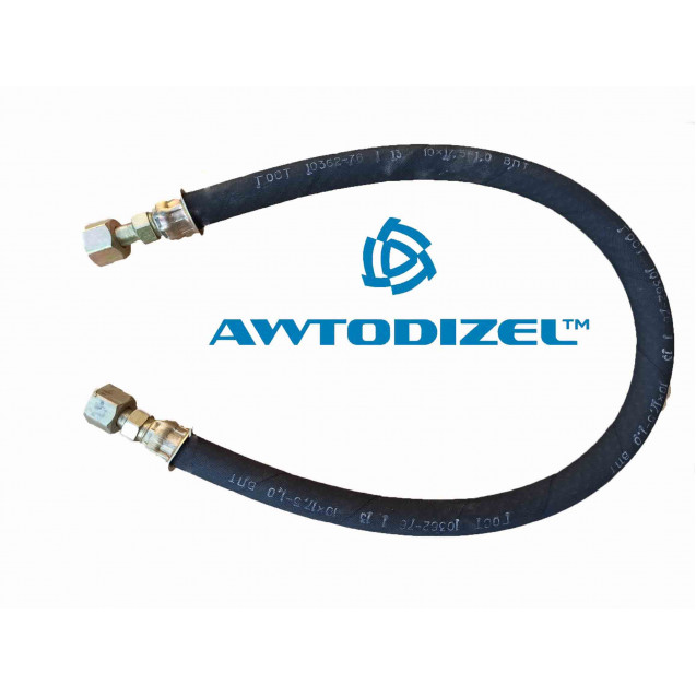 Шланг (рукав) ПГУ Урал L-600 мм  Ø-10 мм ( гайка +гайка )