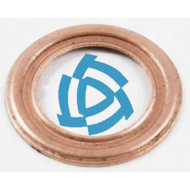 Шайба медная уплотнительная, форсунки (9,3х14,8х0,7 мм)