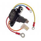 Реле регулятор напряжения КАМАЗ в сб. ЩУ 28,4В 5А ЭНЕРГОМАШ (4 провода)  для а/м Икарус, ЛиАЗ 5256 грузавые а/м (аналог 7941.3702В5, ЩР7) генератор 23.3771, 2330.3771, 2340.3771, 2350.3771, 3252.3771,4004.3771.