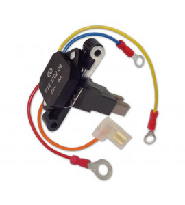 Реле регулятор напряжения КАМАЗ в сб. ЩУ 28,4В 5А ЭНЕРГОМАШ (4 провода)  для а/м Икарус, ЛиАЗ 5256 грузавые а/м (аналог 7941.3702В5, ЩР7) генератор 23.3771, 2330.3771, 2340.3771, 2350.3771, 3252.3771,4004.3771.