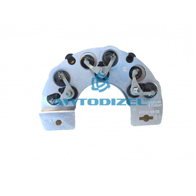 Мост диодный КАМАЗ, МАЗ, без доп. выпрямителя с штекером ( 1631.3702 , Г273 ) ОРБИТА