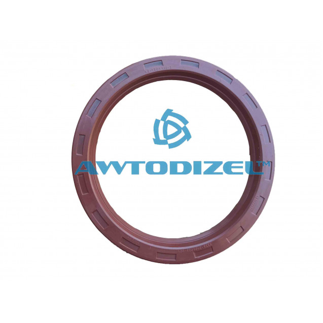 Сальник 1,2-120*150*12-2КР ступицы заднего колеса на бортовой, красный двухосный МАЗ NBR РТ