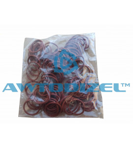 Кольцо уплотнительное втулки плунжера (красное) ТНВД