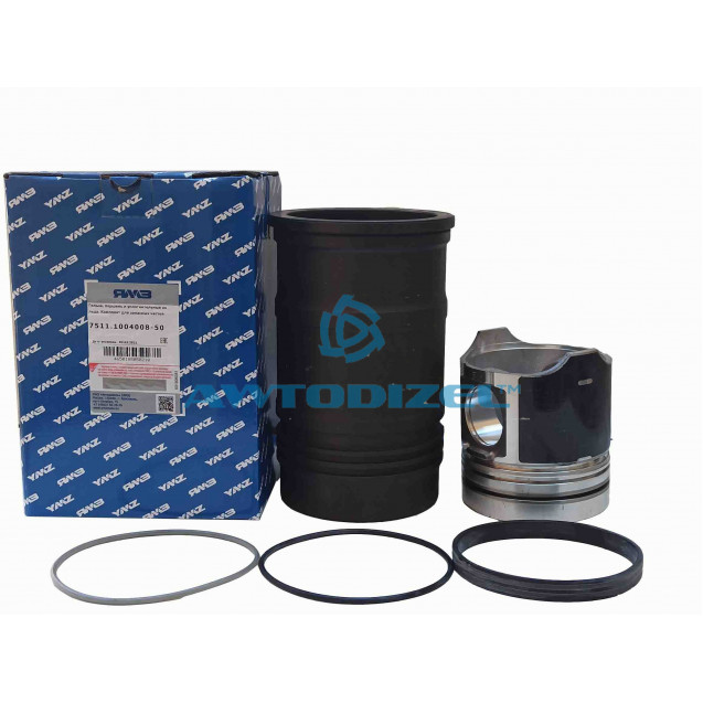 Гильза с поршнем(ГП)  ЯМЗ-7511, 236НЕ2 АВТОДИЗЕЛЬ (общая ГБЦ) без поршневых колец блок, упл/к (658-31, 656-31) 7511-1004008-50