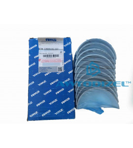 Комплект коренных вкладышей Р-0 ЯМЗ-238 АВТОДИЗЕЛЬ +0,00 (Ø-110,00 мм) ДЗВ стандарт