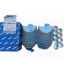 Комплект шатунных вкладышей Р-0 ЯМЗ-238 (АВТОДИЗЕЛЬ) +0,00, (Ø-88,00 мм) стандарт