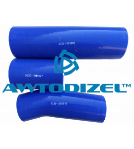 Ремкомплект патрубков системы охлаждения КАМАЗ (3 поз) СИНИЙ СИЛИКОН г.Балаково