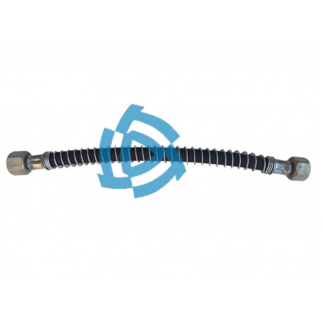 Шланг (355 мм, гайка-гайка) на рессиверы, на РДВ (регулятор высокого давления)