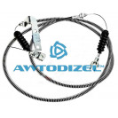 Трос газа МАЗ в оболочке в сборе (с кронштейном) L-2525.0 мм