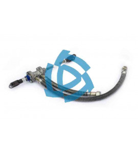 Клапан включения привода сцепления МАЗ со шлангами 300 мм БААЗ (короткий шток 145 мм)