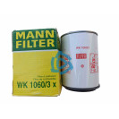 Фильтр топливный MANN WK 1060/3 (185х110х24х85упл.) (BF1329, 11LB-20310) Хундай - 290