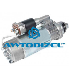 Стартер МАЗ, УРАЛ с двигателем ЯМЗ-236, 238, 658, 7511 ЕВРО-2, 3 АВТОДИЗЕЛЬ ELTRA 24В, 8,2 кВ, Z-10 зуб. 2501.3708-21, 2501.3708000-21