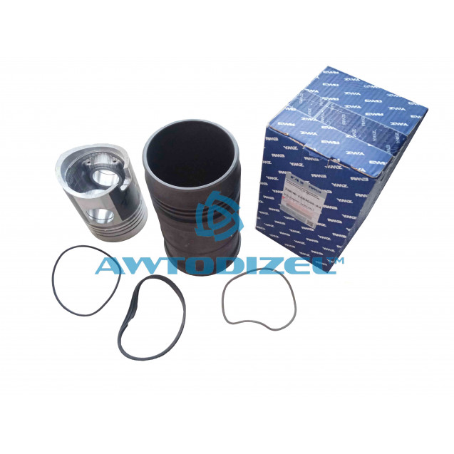 Гильза с поршнем (ГПК) ЯМЗ-238НБ АВТОДИЗЕЛЬ фосфатированная (гильза, поршень, уплотнительные кольца, поршневые кольца)