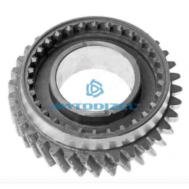Шестерня 2-й передачи КПП ЯМЗ вторичного вала АВТОДИЗЕЛЬ  Z-34 зуб  Н/О