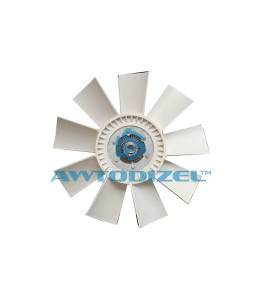 Вентилятор ЯМЗ-7511.10, 658.10 ( серия 710, крыл. 660 мм, ВМПВ-001.00.01-СБ ) с вязкостной муфтой АВТОДИЗЕЛЬ