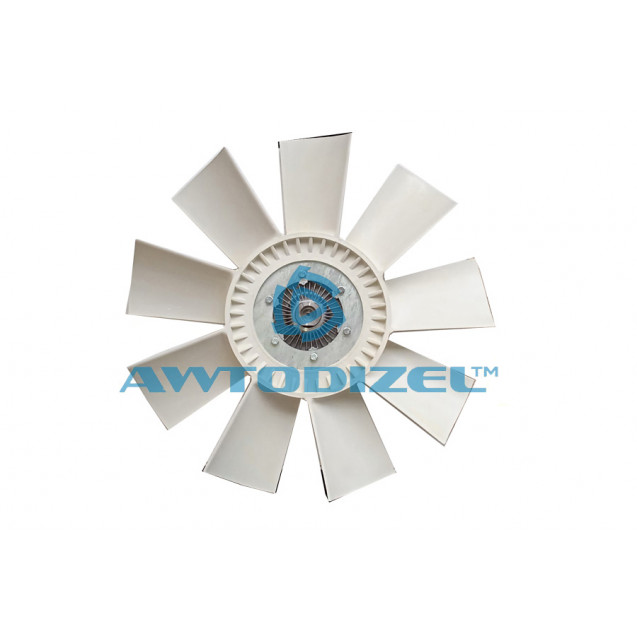 Вентилятор ЯМЗ-7511.10, 658.10 ( серия 710, крыл. 660 мм, ВМПВ-001.00.01-СБ ) с вязкостной муфтой АВТОДИЗЕЛЬ