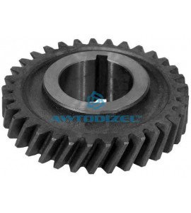 Шестерня 3-й передачи КПП ЯМЗ промежуточного вала  АВТОДИЗЕЛЬ  Z-33 зуб