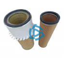 Фильтр воздушный HYUNDAI R210 (дв.CUMMINS) комплект (внешний и внутренний)  (495х200х130)