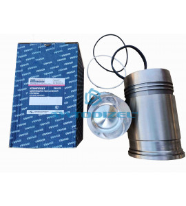 Гильза с поршнем ЯМЗ-656, 658 АВТОДИЗЕЛЬ ЕВРО-3 (гильза, поршень, упл/к,) (общая ГБЦ) электронный ТНВД, без поршневых колец