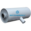 Глушитель выхлопа КАМАЗ в сборе ( бочка с хомутом ) ОАО КАМАЗ