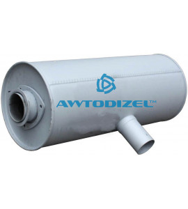 Глушитель выхлопа КАМАЗ в сборе ( бочка с хомутом ) ОАО КАМАЗ