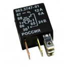 Реле 641.3787-01 переключающее 5-ти контактное с помехоподовляющим резистором (12/6А 24В) малый