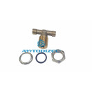 Тройник КАМАЗ с гайкой М14х1,5/22х1,5/14х1,5  гайка М30*1,5