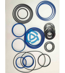 Ремкомплект гидроцилиндра (17 позиций) для а/м МАЗ-55165 (20 т.5 штоков 1-сторонняя разгрузка) РТИ+ПОЛИУРЕТАН (ОАО "БЕЛАРУСЬРЕЗИНОТЕХНИКА"), "КАМРТИ"