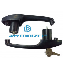 Ручка двери КАМАЗ, наружняя с ключами, левая и правая (ДААЗ)
