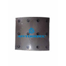 Накладка тормозной колодки КАМАЗ-6520 (212*178*12/16) сверлённая 12 отв (КИТАЙ)